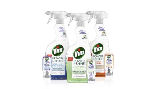 Vim power and shine sprays