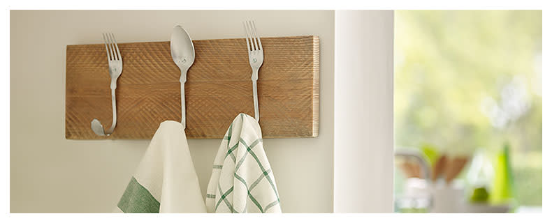 A DIY cutlery rack