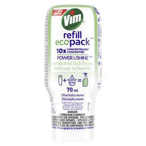 Vim® Refill EcoPack™ Power & Shine™ Antibacterial packshot