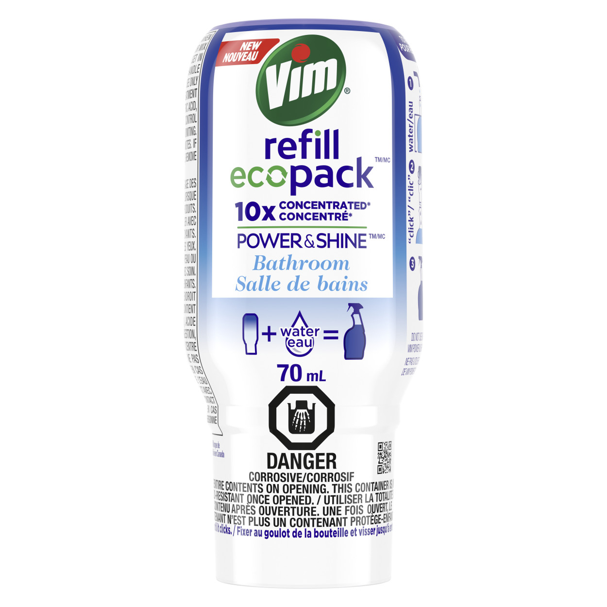 Vim® Refill EcoPack™ Power & Shine™ Bathroom packshot